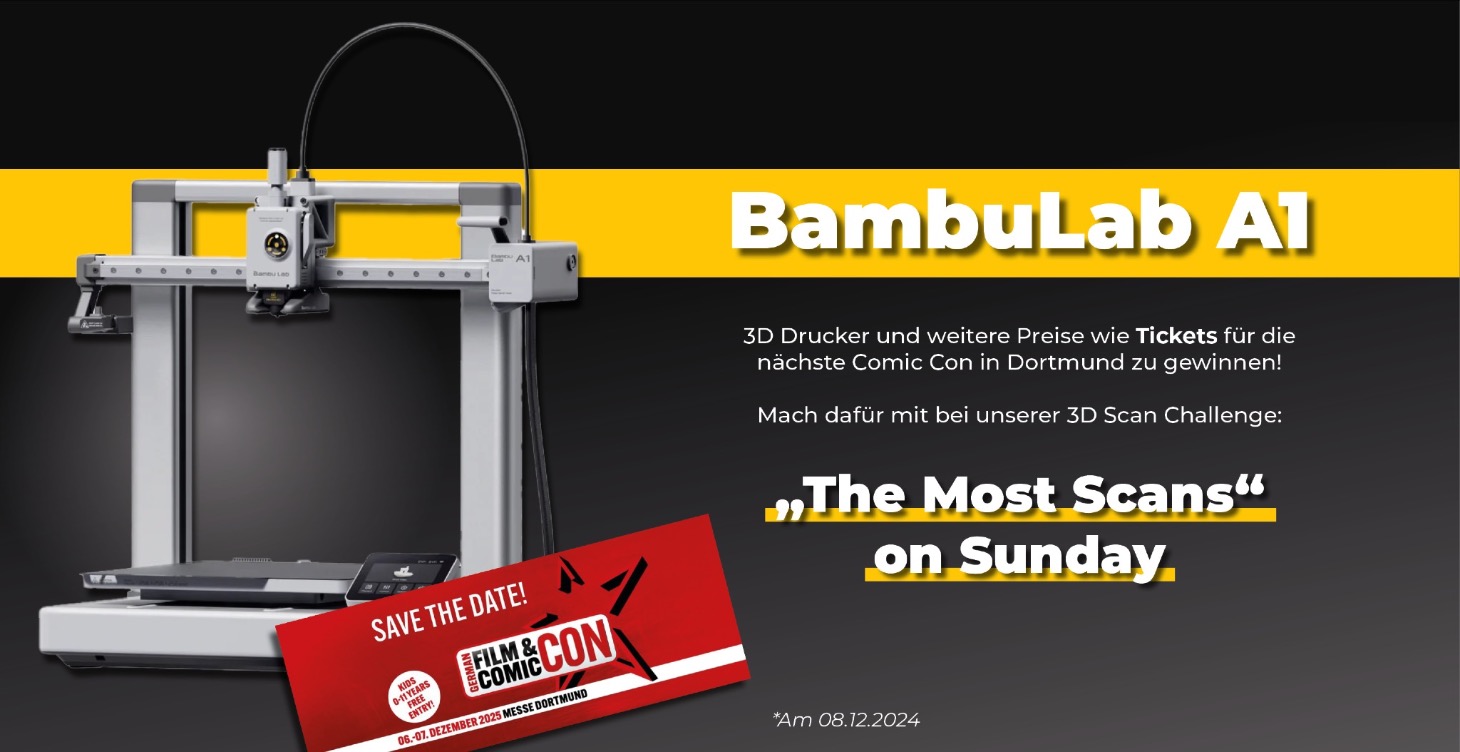 "The Most Scans on Sunday" – 3D Scan Challenge