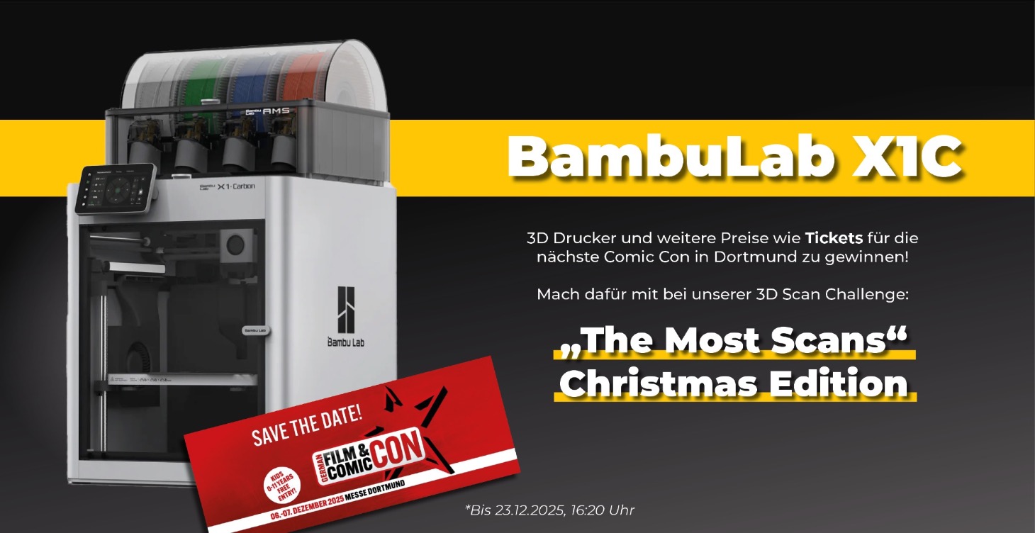 "The Most Scans until Christmas"–3D Scan Challenge