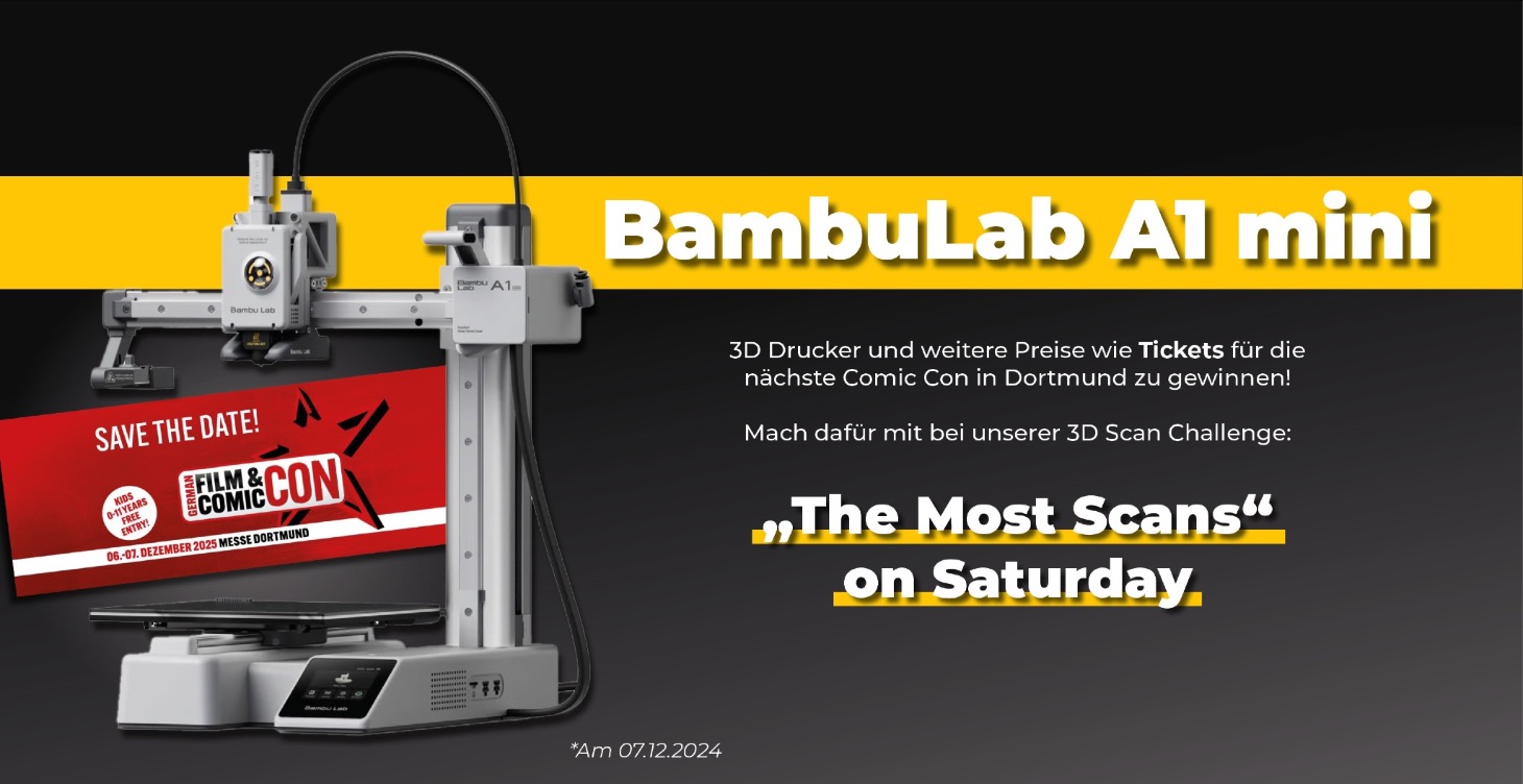 "The Most Scans on Saturday" – 3D-Scan-Challenge