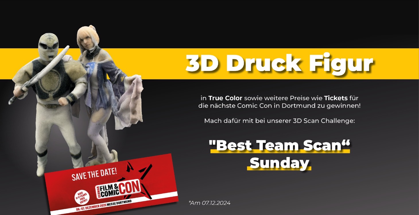 "Best Team Scan - Sunday" – 3D Scan Challenge