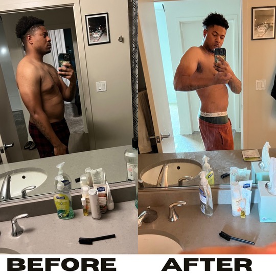 About a month apart 