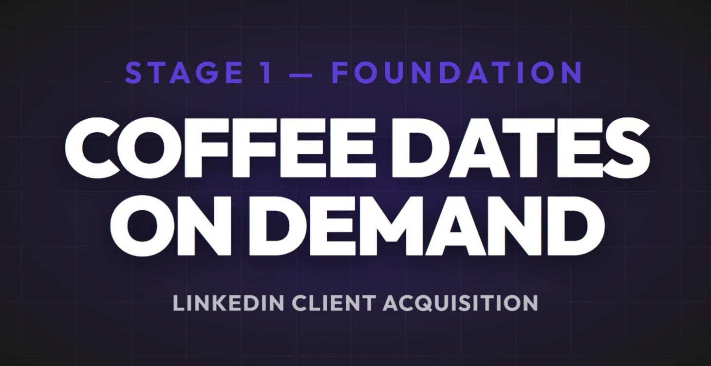 Stage 1: Coffee Dates On Demand