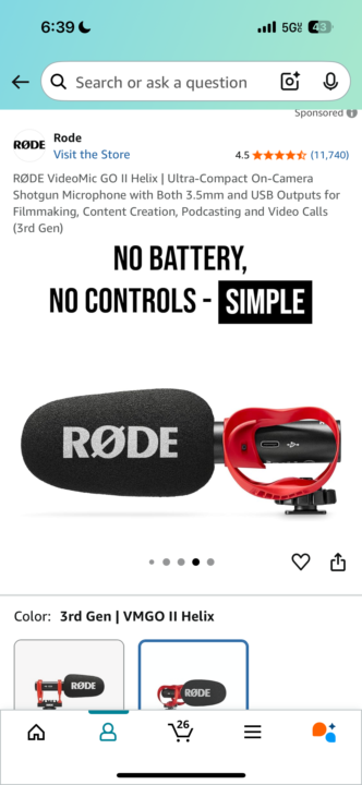 Vlogging/Outdoor Busking Mic