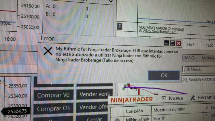 CNC - Error de conexión y velones