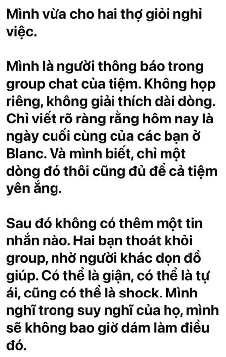 TÌNH HUỐNG KHI PHẢI TIỄN NHÂN VIÊN