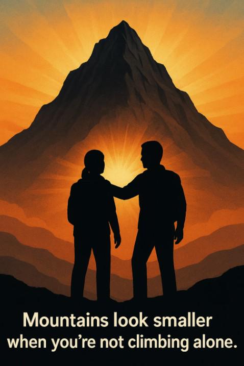 🌄 Daily Giveback 0087 - Conquering Mountains — Together