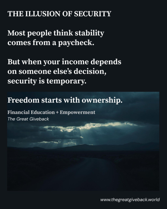 Daily Giveback 0105 - The Illusion of a Paycheck