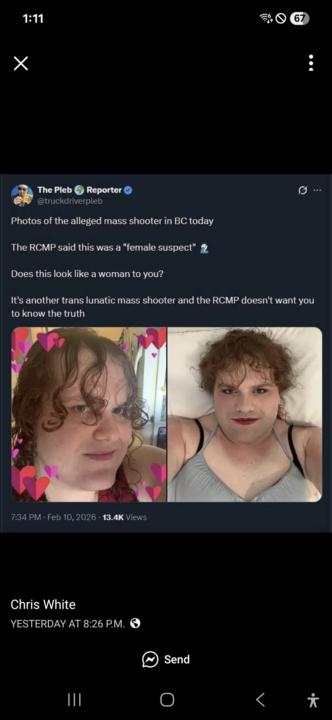 Tumbler ridge mass shooter