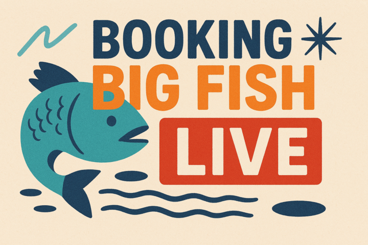 🔴 ANNOUNCING: "Booking Big Fish LIVE" - Our New Weekly Event!