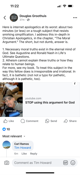 I was called out