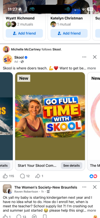 Have you seen your community in the Skool Ads?