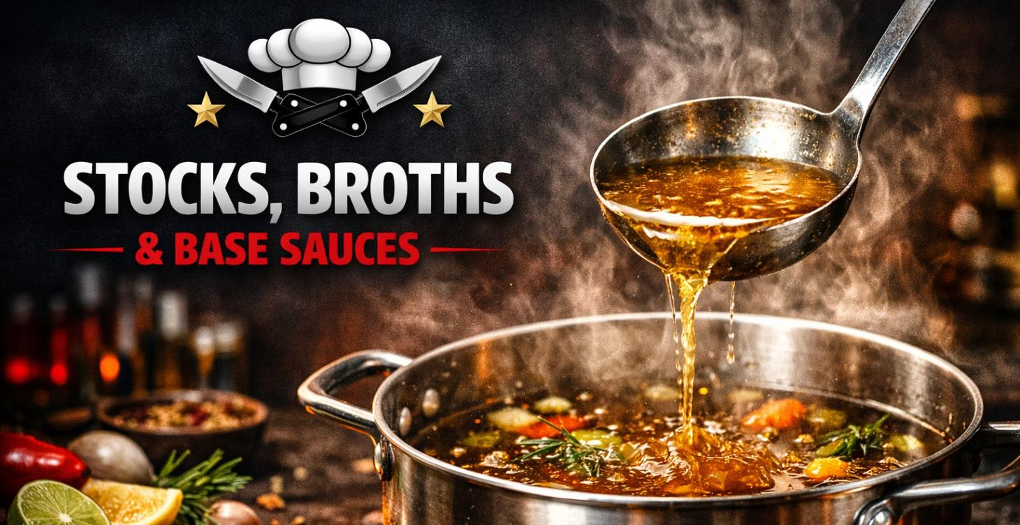 🍲 Stocks, Broths & Base Sauces