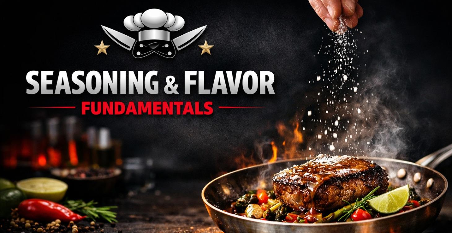🧂 Seasoning & Flavor Fundamentals