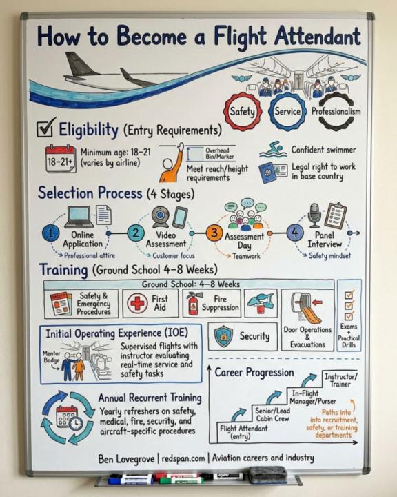 How To Become A Flight Attendant