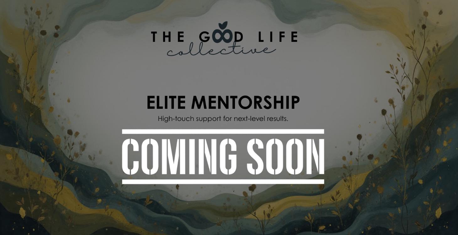 Elite Mentorship - TAKING APPLICATIONS SOON