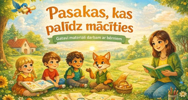 Pasakas, kas palīdz mācīties