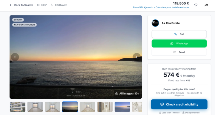 €118,000 for a Seafront apartment 🫠