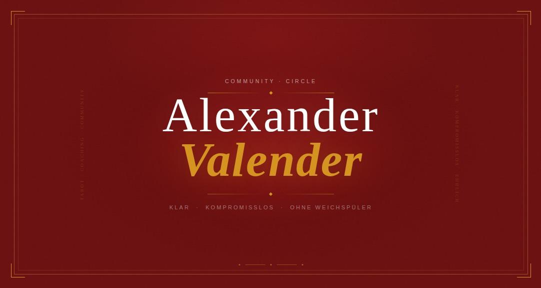 Alexander Valender Tarot
