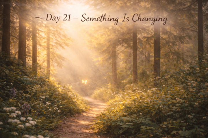🌗 Day 21 — Something Is Changing