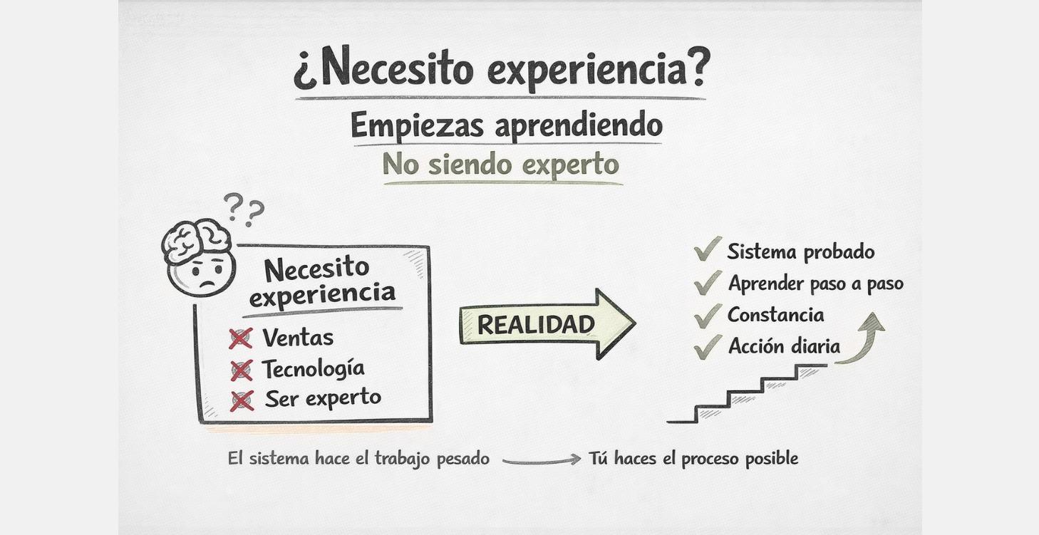 ¿Necesito experiencia previa para empezar?