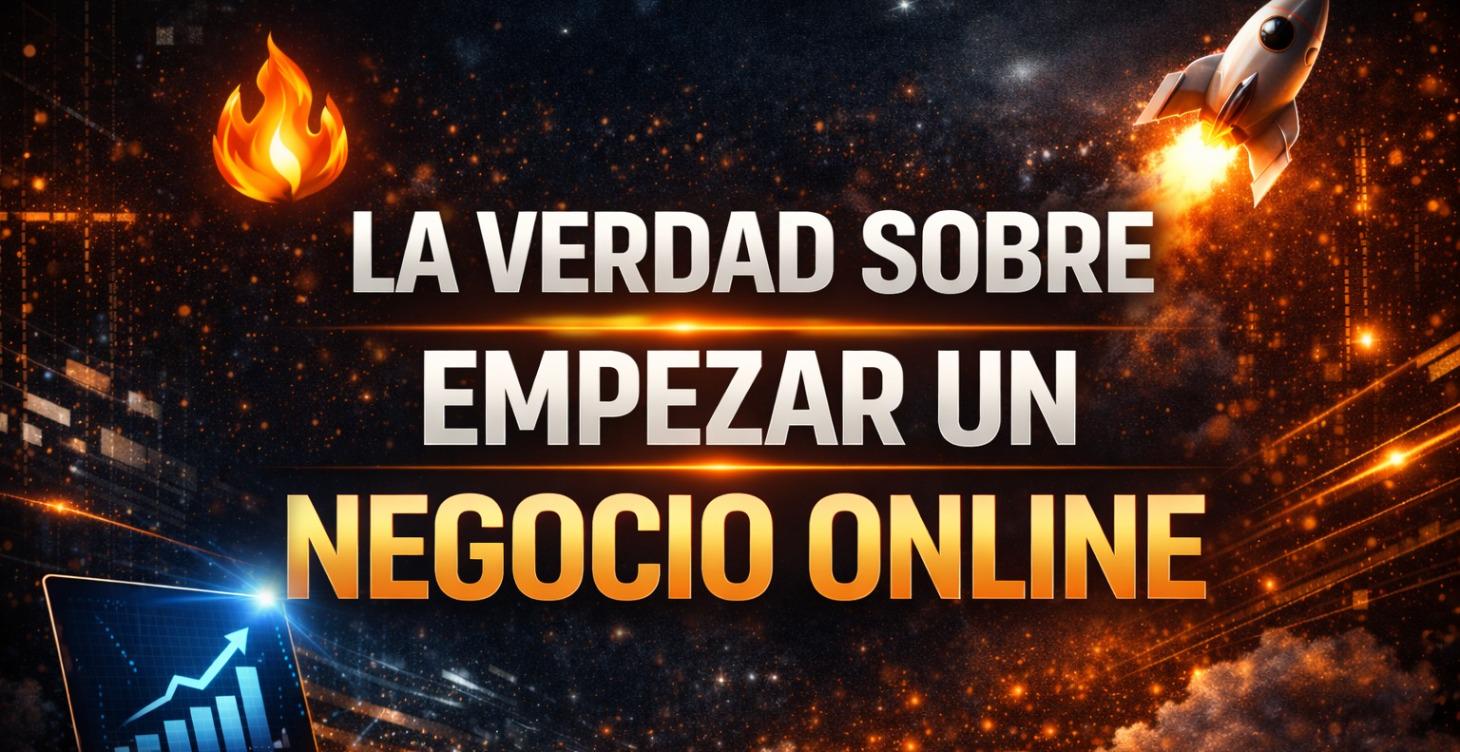 La verdad sobre empezar un negocio online