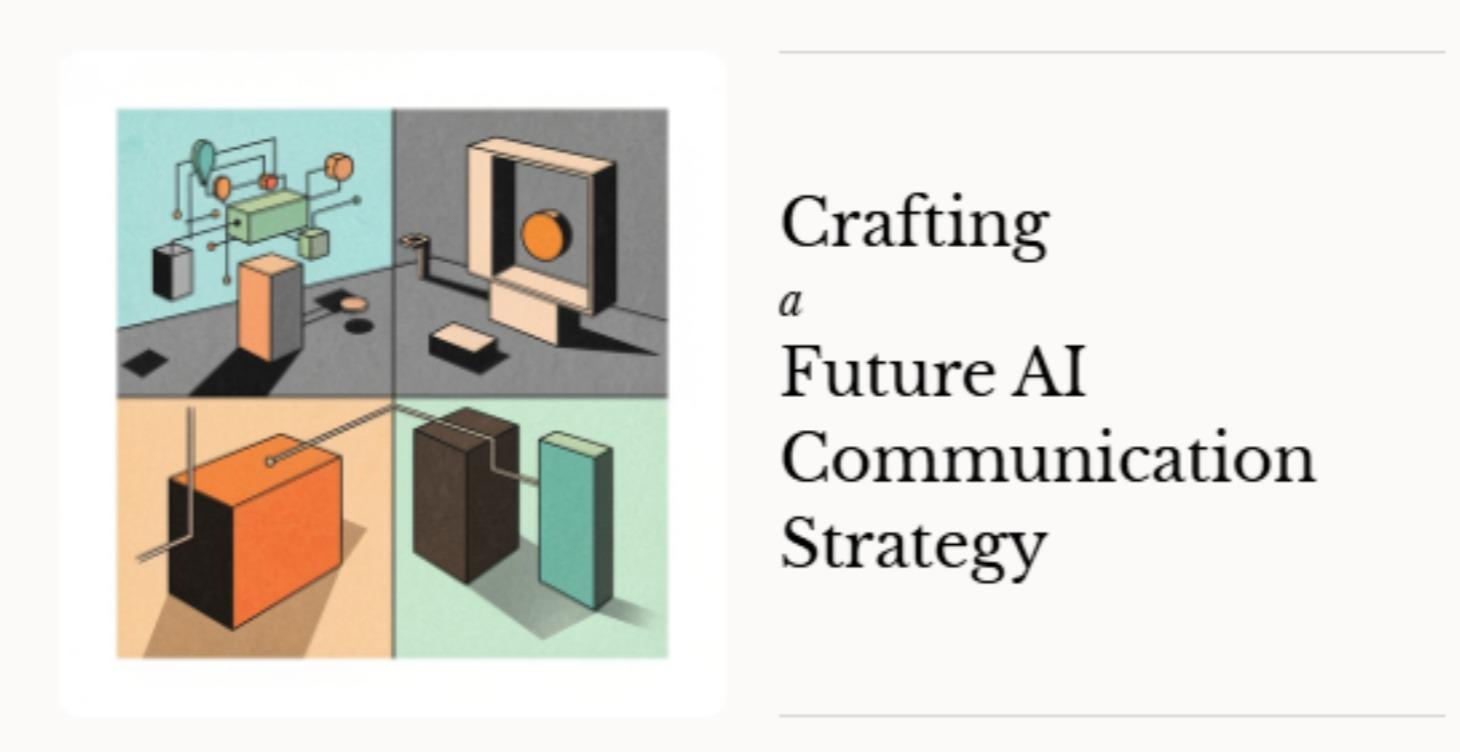 Crafting a 2026 AI Communication Strategy