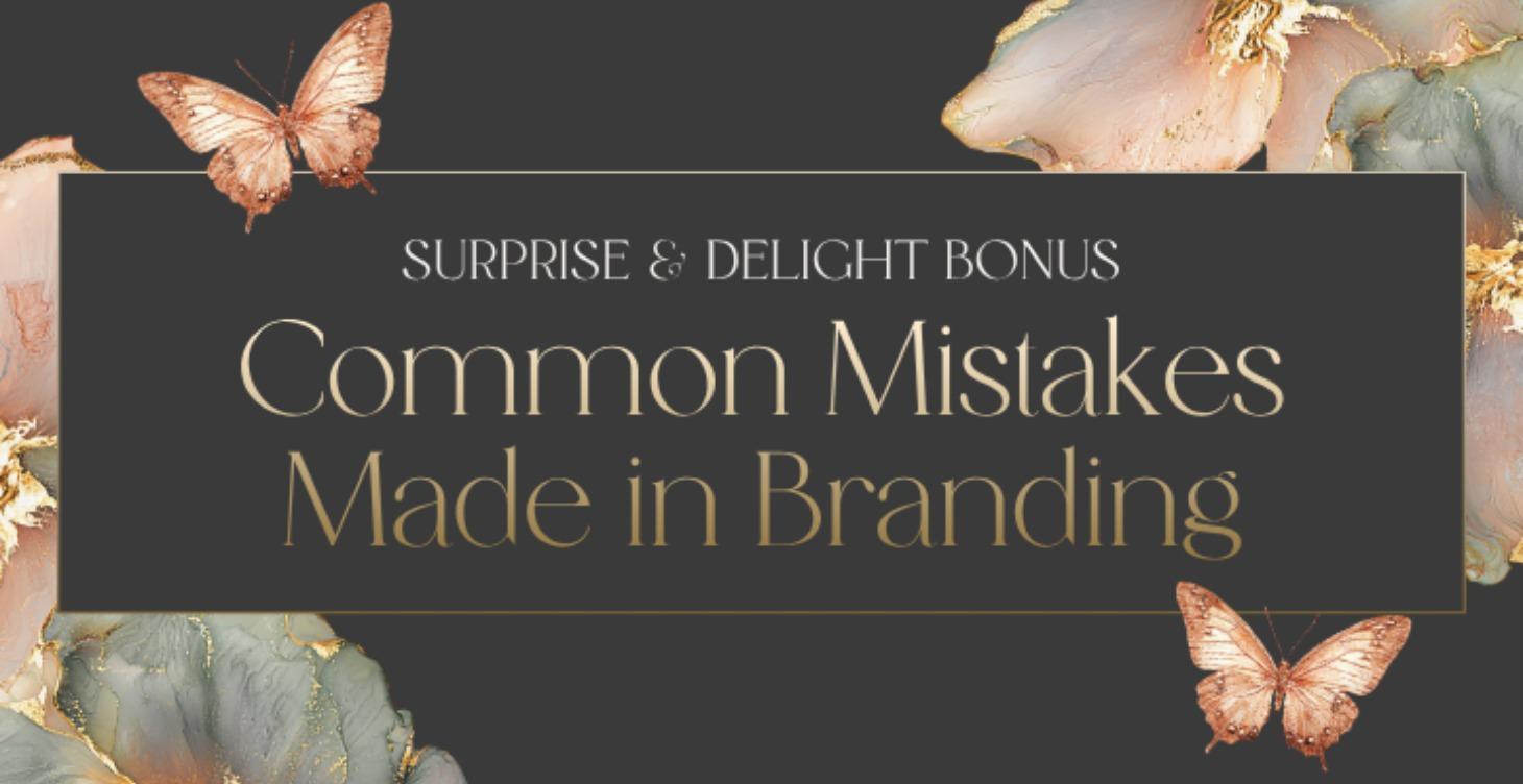 💣 Common Mistakes in Branding
