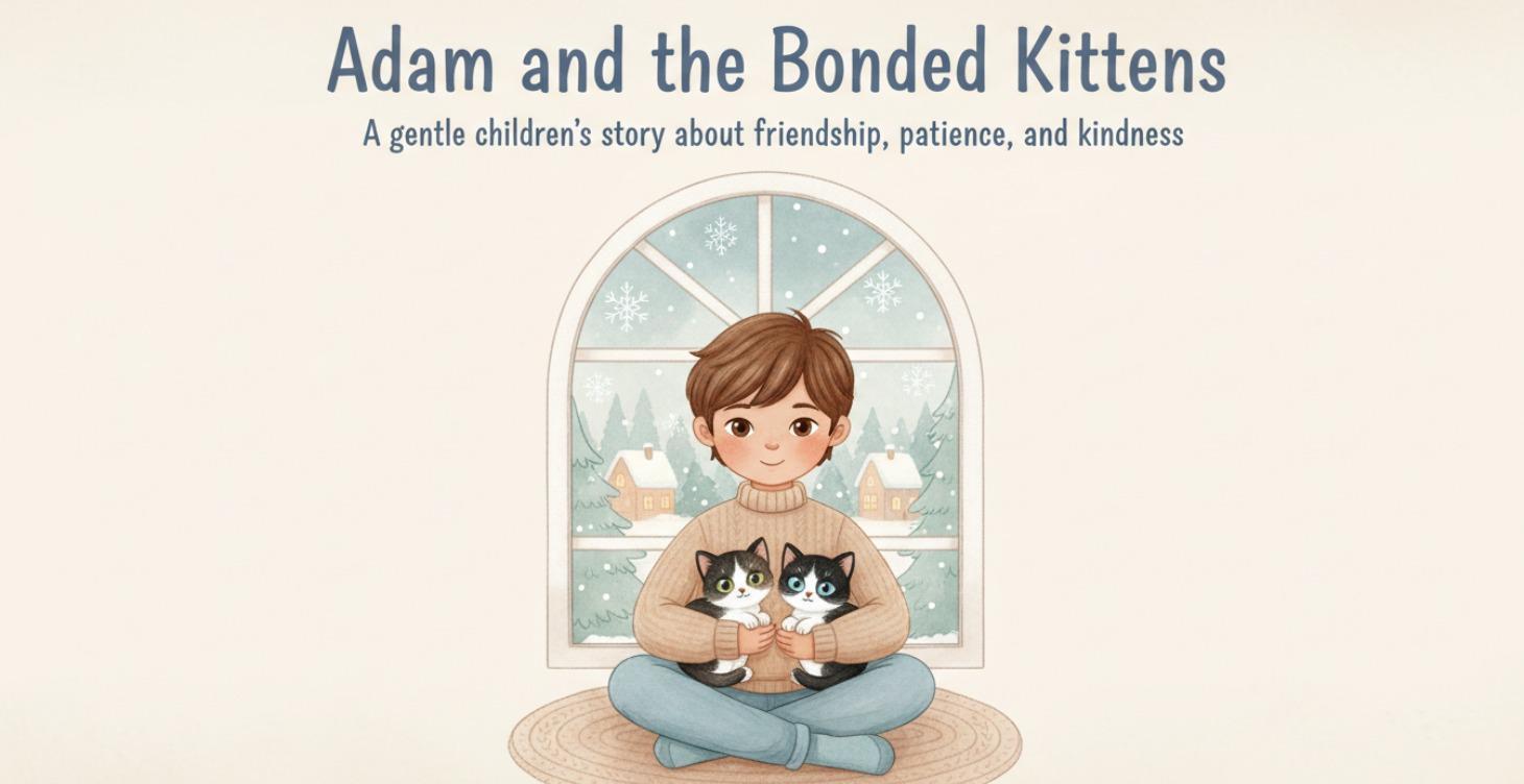 Adam and the Bonded Kittens (Ages 4–8)