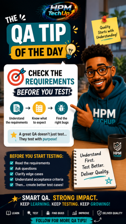 QA tip of the day 