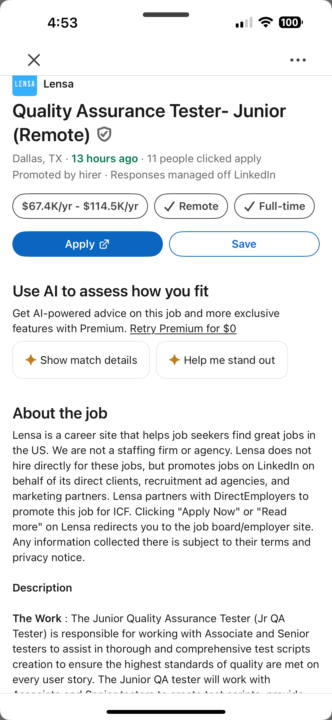 QA JOBS- Great for beginners 