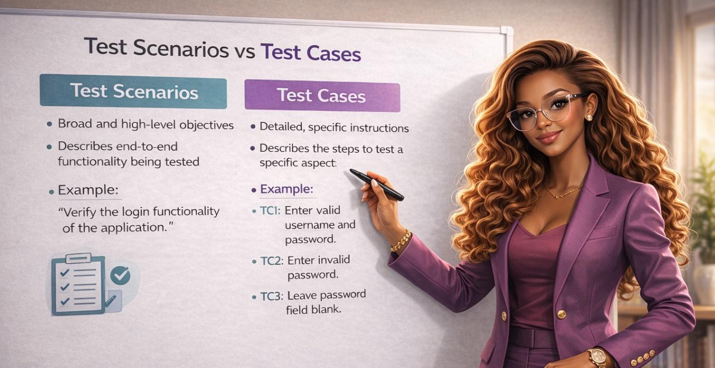 Test Scenarios vs Test Cases