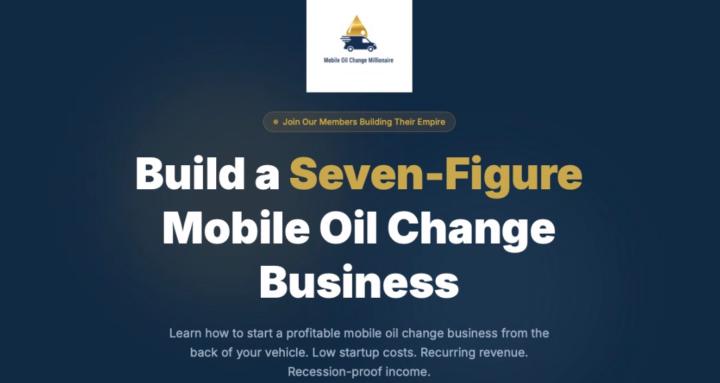 Mobile Oil Change Millionaire