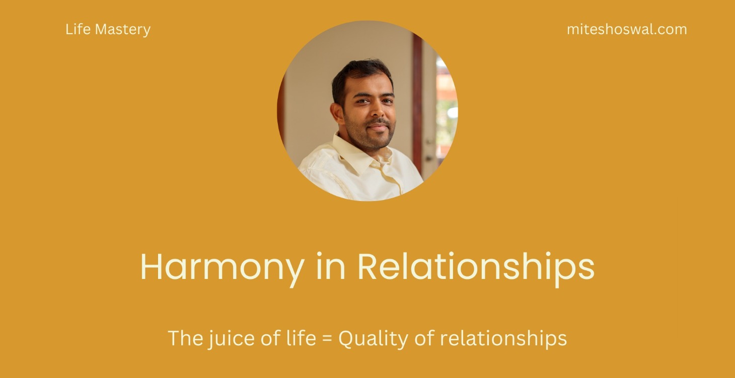 Harmony in Relationships