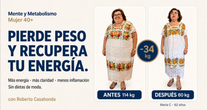 Mente y Metabolismo Mujer 40+