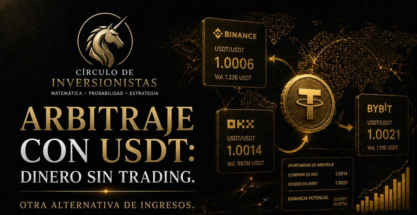 🔁 Arbitraje con USDT: Dinero sin Trading