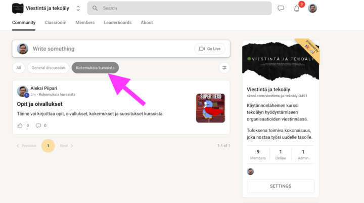 Opit ja oivallukset