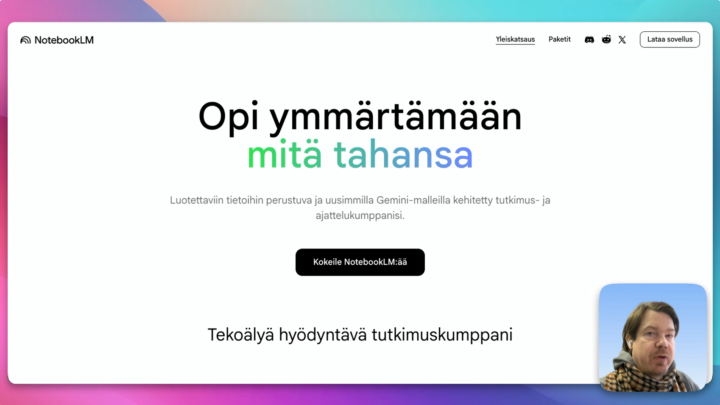 Uusi kurssi - NotebookLM