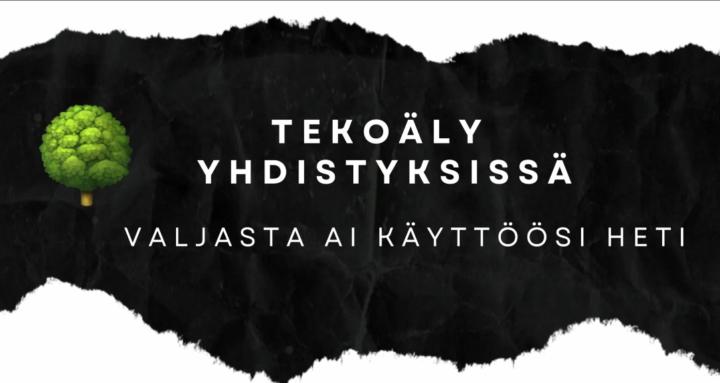 Tekoäly yhdistyksissä