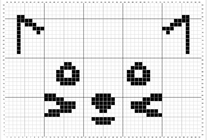 Pattern #2 Corner 2 Corner (C2C) using Stitch Fiddle