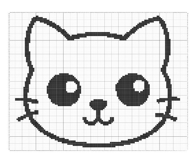Pattern #1 Corner 2 Corner (C2C) using Stitch fiddle