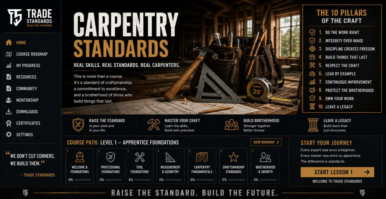 Carpentry Standards