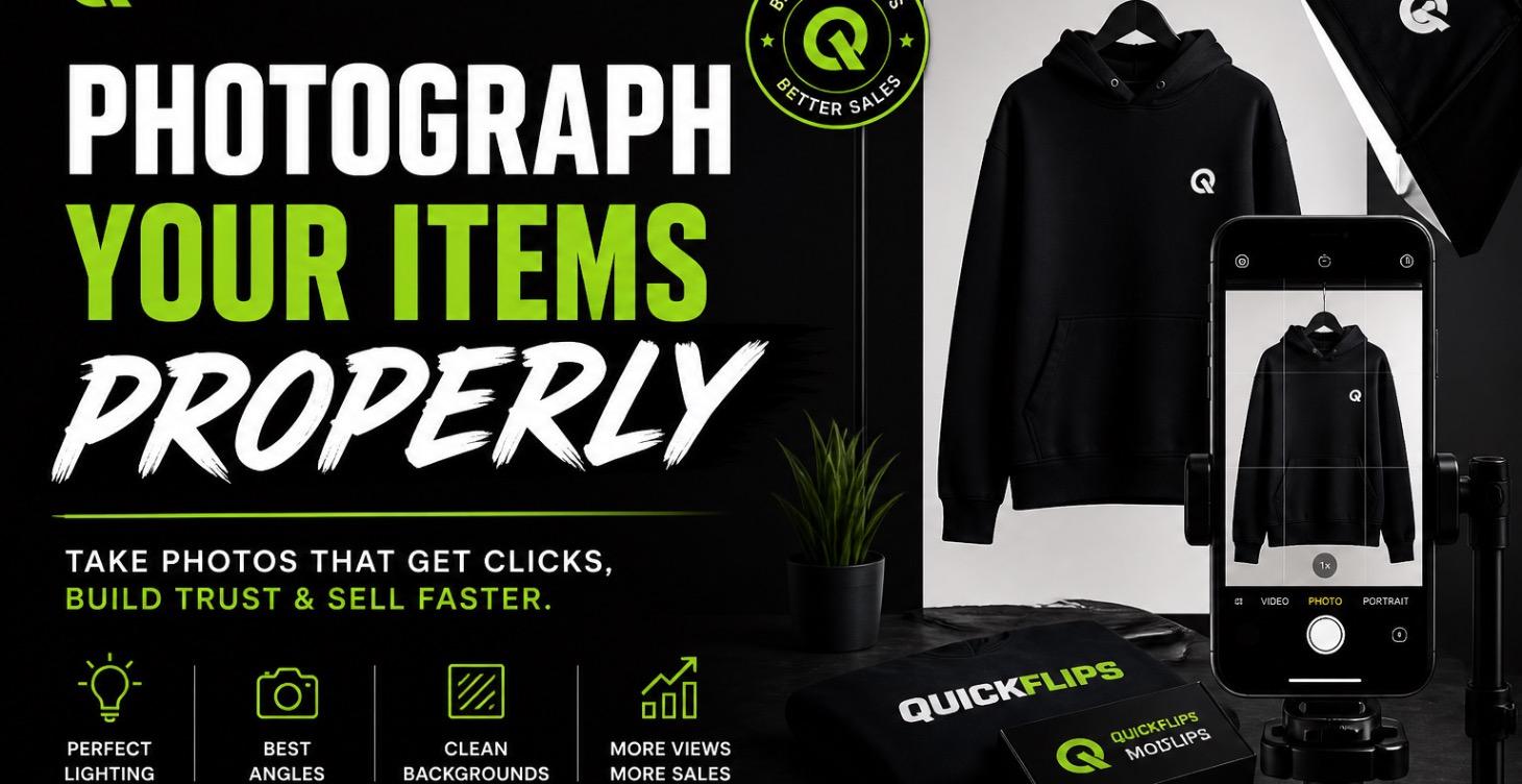 📸 How to Photograph Items Like a Pro