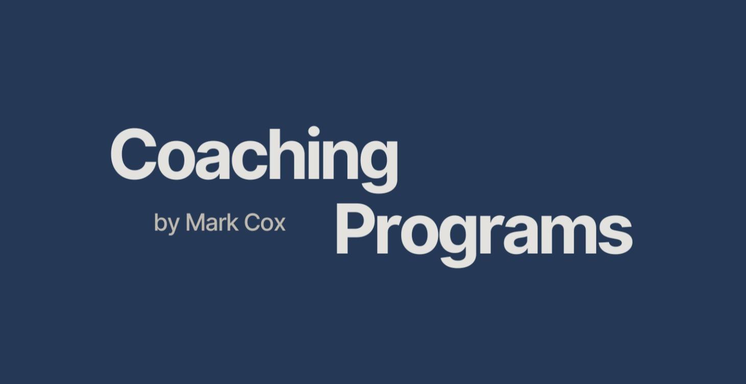 Coaching Programs