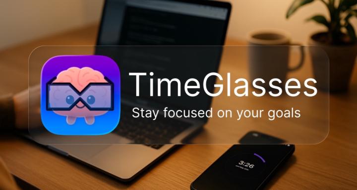 TimeGlasses: 👓 on your goals