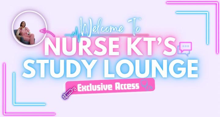 Nurse KT’s Study Lounge ✨