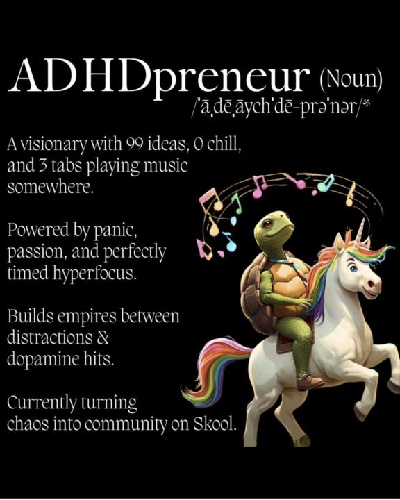 ADHDpreneurs… this one’s for you. 🧠⚡️