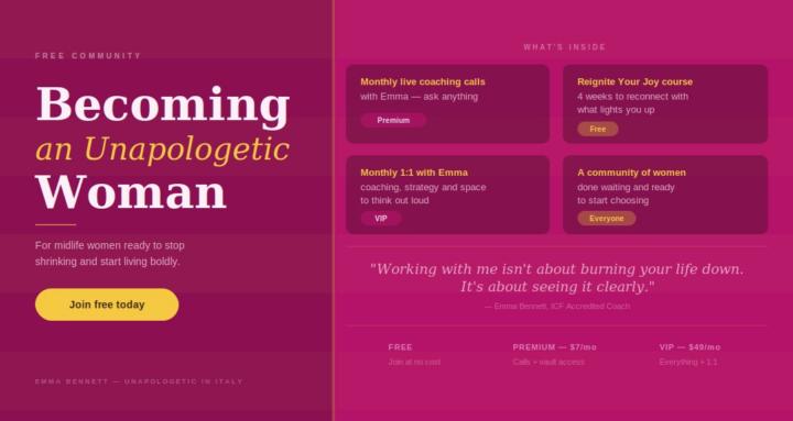 Becoming An Unapologetic Woman