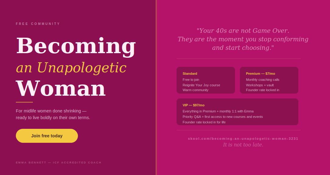 Becoming An Unapologetic Woman