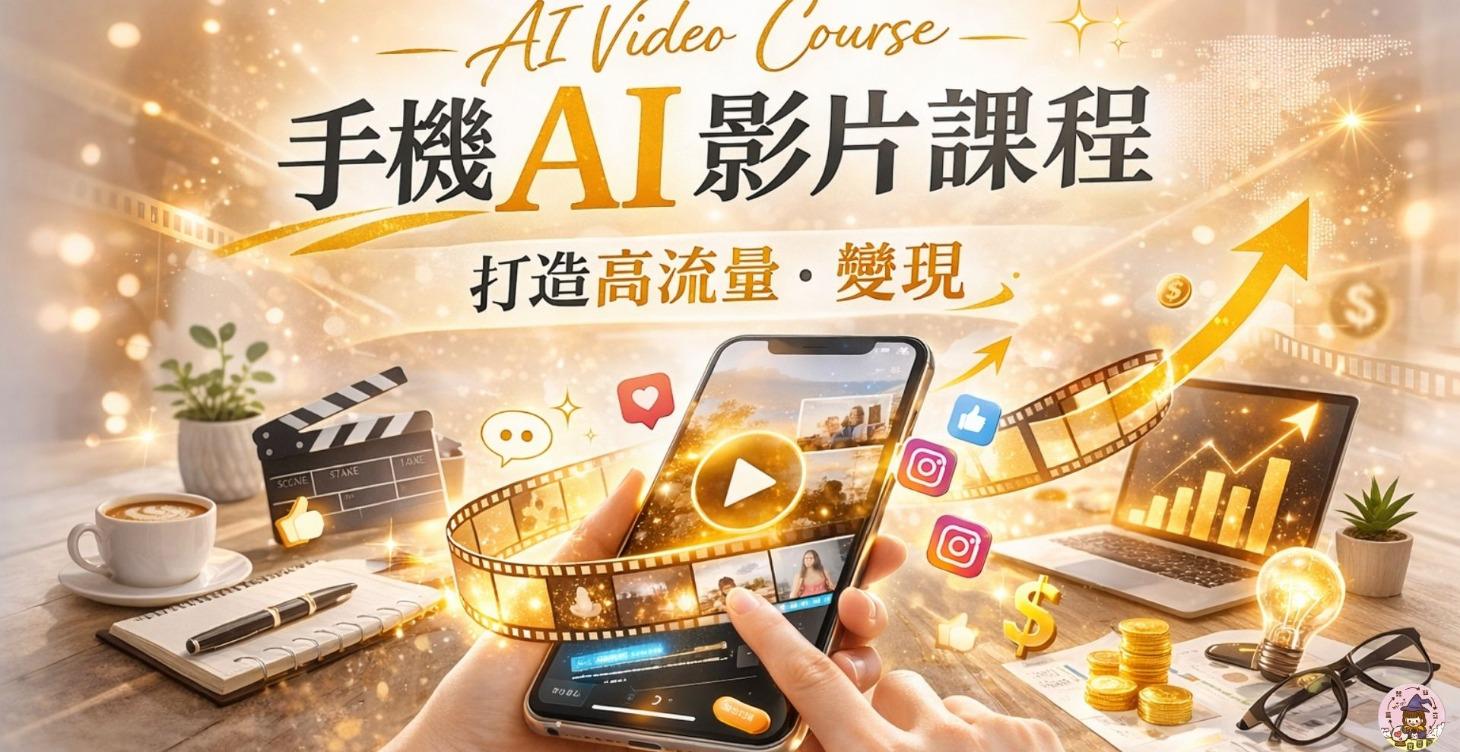 AI教學課程(包含文案、剪輯等)