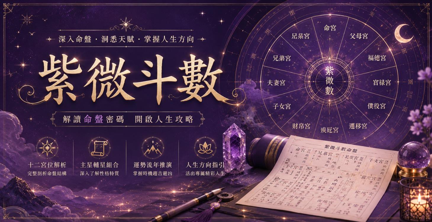 紫微斗數課程-初階